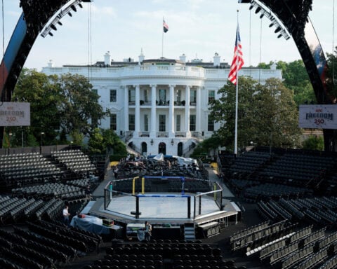 Few Americans back Trump's White House cage match plan, Reuters/Ipsos poll finds