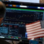 Wall St ticks up as chips rebound, Middle East in focus