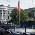 Lights! Camera! Cage match! The White House lawn's Octagon is ready for Trump's 80th birthday bash