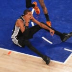 Victor Wembanyama nearly hit by egg following loss to Knicks, video shows