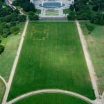Huge ‘8647’ etched into grass on the National Mall, aerial images show