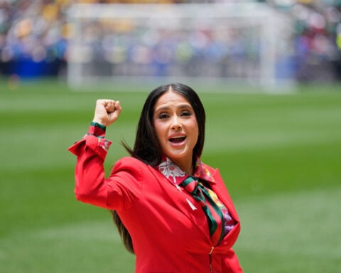 Shakira, Andrea Bocelli and Salma Hayek kick-start the World Cup at opening ceremony in Mexico City