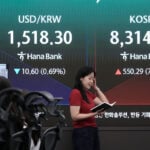 Asian shares surge and oil prices slip after Trump claims a breakthrough in Iran war talks