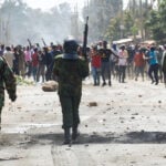 Kenyan killed at protest against US Ebola facility was a teenager, relative says