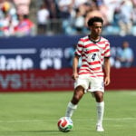 He’s about to play in the biggest game of his life, but one USA soccer star can’t take his eyes off the Knicks