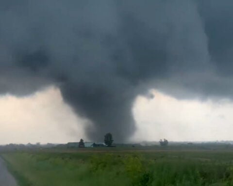 Storm threat shifts into the East after tornadoes, winds kill 3 and level homes in the central US