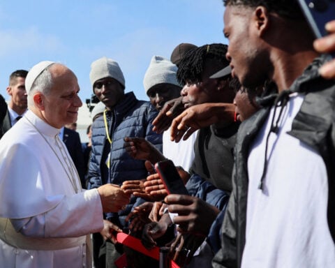 Pope Leo warns Europe’s migrant traffickers to repent or face hell