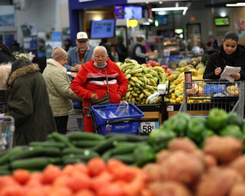 US consumer sentiment pushes off record lows as gasoline prices ease