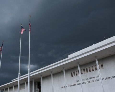 Judge keeps order in place to remove Trump's name from Kennedy Center