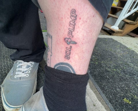The website where crypto promoters pay people to tattoo ads on themselves