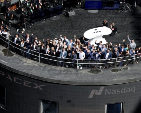 Dom Perignon, moon pies and fortunes flow as Wall Street feted SpaceX's historic IPO