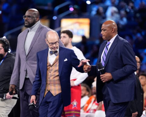 `Inside the NBA' making the most of its 1st appearance in the finals
