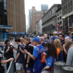 A dream day for New York fans with Knicks on the road to clinch and Brazil vs. Morocco in World Cup