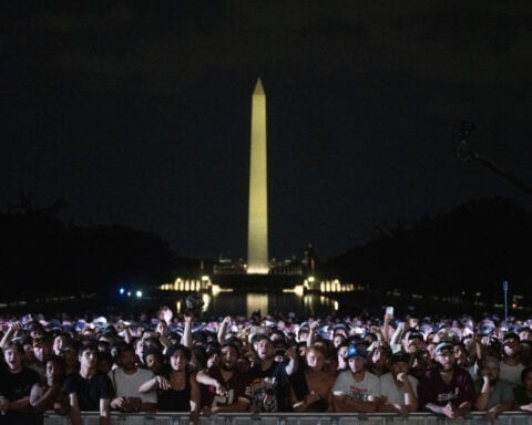 Inside the crowd drawn to Trump's unusual UFC fight night at the White House