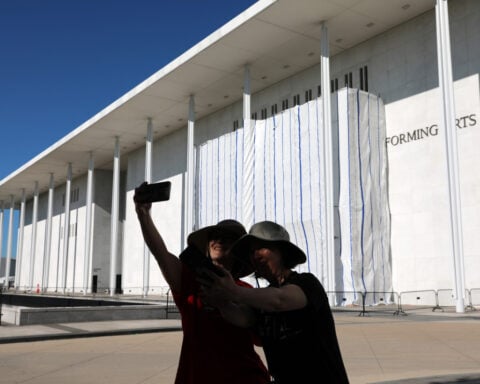 Trump's name is gone from the Kennedy Center's facade, according to a top official at the arts venue