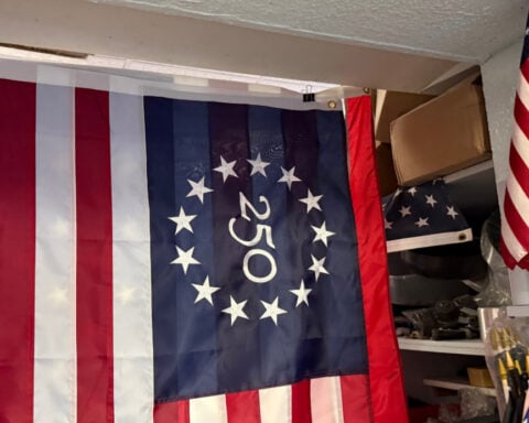 Local flag maker selling special America 250 flags helping people celebrate milestone anniversary
