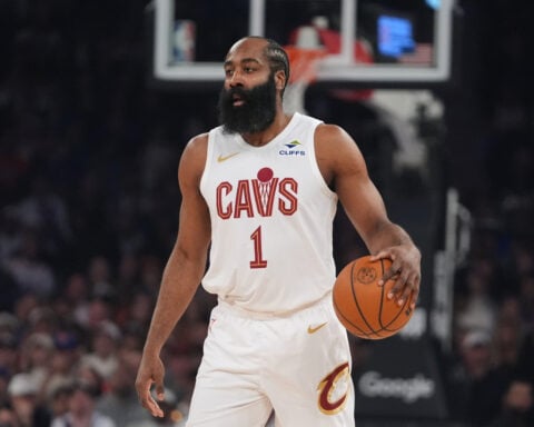 James Harden is arrested in Houston on a misdemeanor charge of carrying a weapon in a motor vehicle