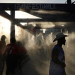 Soccer-Beating the heat no problem for World Cup fans in sweltering Houston
