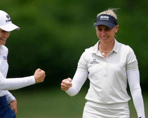 South Korean duo takes Dow Championship lead in LPGA team event as Korda and Cowan falter