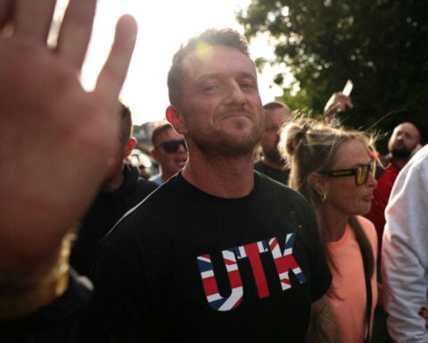 UK anti-Islam activist Robinson briefly detained under terrorism laws