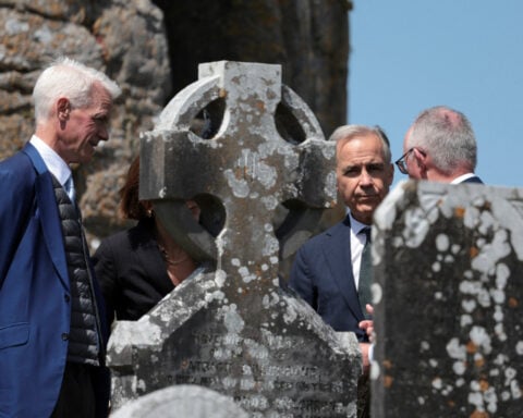 Canadian Prime Minister Carney visits grandparents' Irish village on eve of G7