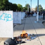 Swiss police fire tear gas as anti-G7 protesters target UN site