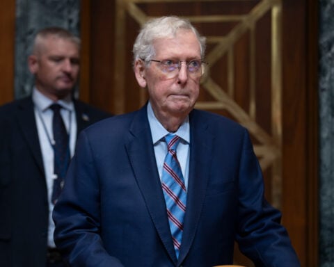 Former Senate leader Mitch McConnell is in the hospital, but little more information is known