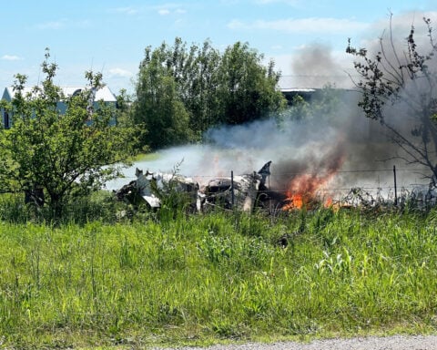 12 dead in crash of plane on skydiving outing in Missouri, authorities say