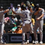 Rockies hit jackpot with 23 runs in steamy Vegas as A's finish wild stretch in future home