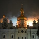 Russian attack sets fire to centuries-old religious site in Kyiv and kills 5 in Kharkiv