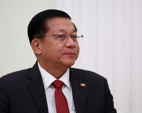 Myanmar's former junta chief kicks off visit to China as civilian president