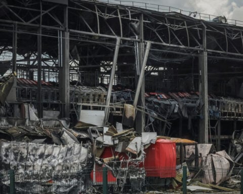 Nine killed, historic monastery on fire as Ukraine faces major Russian attacks