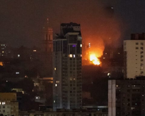 Ukraine weighs damage to historic cathedral after Russian strike causes blaze