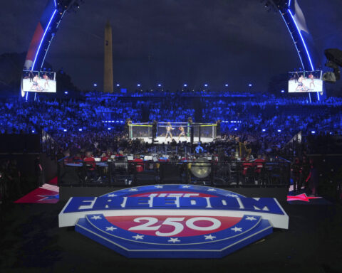 Don't expect a repeat. UFC boss Dana White says 'never again' to another White House fight night