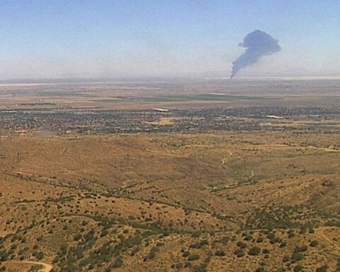 US Air Force B-52 bomber crashes in flames in California, killing all 8 crew aboard