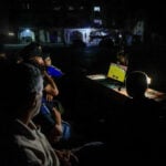 Gazans displaced by war watch World Cup from the ruins