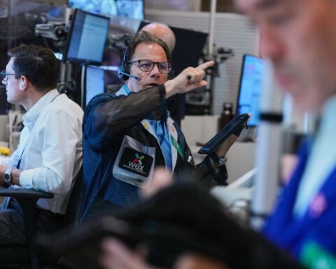 Oil prices fall back to $80 per barrel, while US stocks drift
