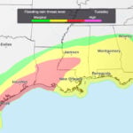 Tropical storm watch issued in Texas and Louisiana for major flood threat