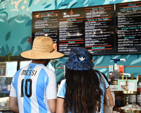 A taste of home, yerba mate is a shared bond for many World Cup fans