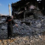 Few residents return to Lebanon's Nabatiyeh after a US-Iran truce with fighting nearby