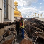 Kyiv's damaged monastery could take two years to restore, official says