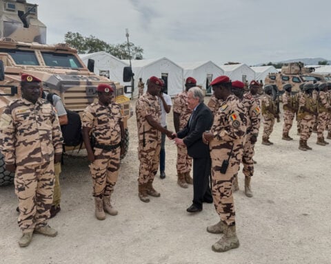 UN chief visits Haiti, where a new international force will be deployed to help fight gangs