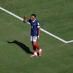 France striker Kylian Mbappé scores his 13th World Cup goal, breaking a tie with Pelé