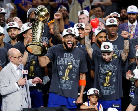 Knicks’ Game 5 victory set an NBA ratings record dating back to the 1990s