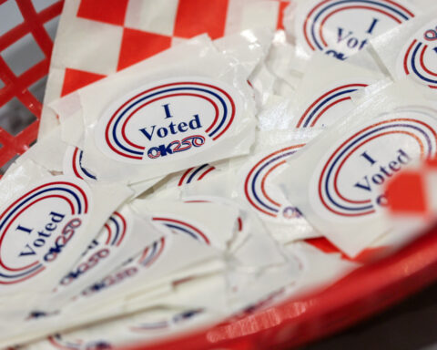 The Latest: Trump-backed candidates secure GOP Senate nominations in Alabama, Georgia, Oklahoma