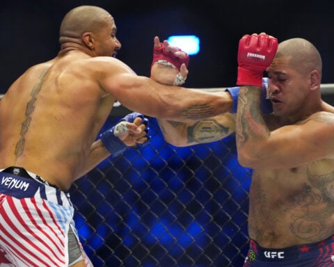 Pereira fumes over 'illegal shots' after Gane's interim UFC heavyweight title win