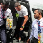 Sri Lanka bribery commission arrests ex-president's son, court gives bail