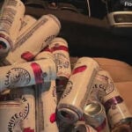 Florida man found with 34 open White Claw cans on passenger seat during traffic stop, FHP says
