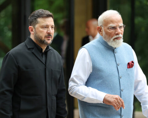 Ukraine's Zelenskiy meets India's Modi, says closer ties will make both countries stronger