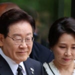 South Korea's Lee leaves G7 with Trump's pen after talks about peace on the peninsula